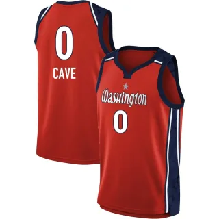 Youth Washington Mystics Khadijiah Cave Explorer Edition Victory Red 2021 Jersey